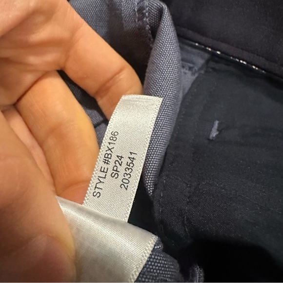 J crew navy Oxford 770™ Straight-fit tech oxford pant - Picture 7 of 8